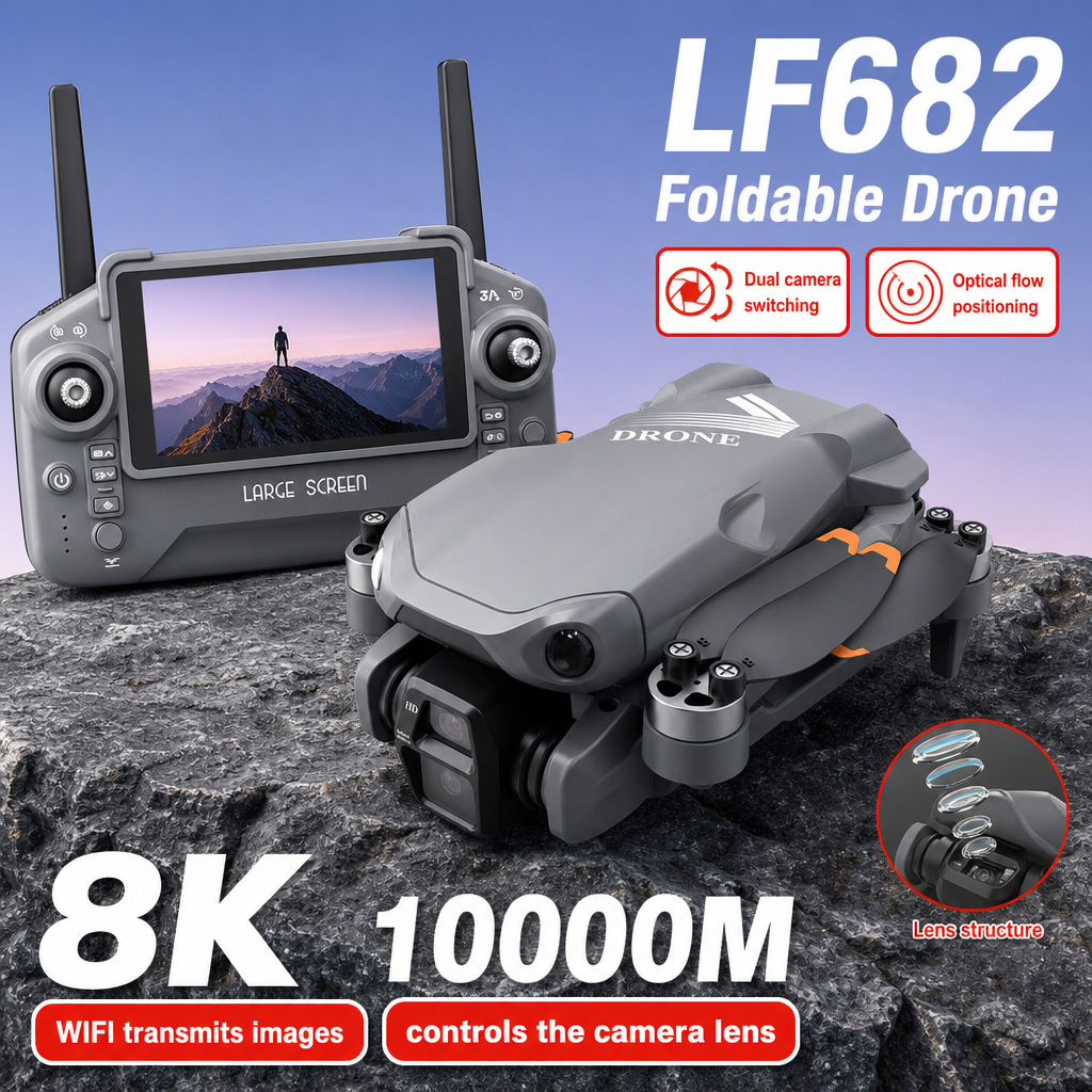 Dji Drone Mini 3 - Hava Fotoğrafı LF682 Drone 8K HD