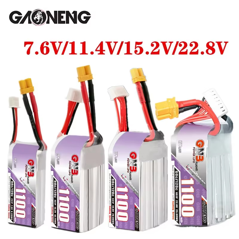 Drone Racing Battery - GNB 1100 mAh 2 S 3