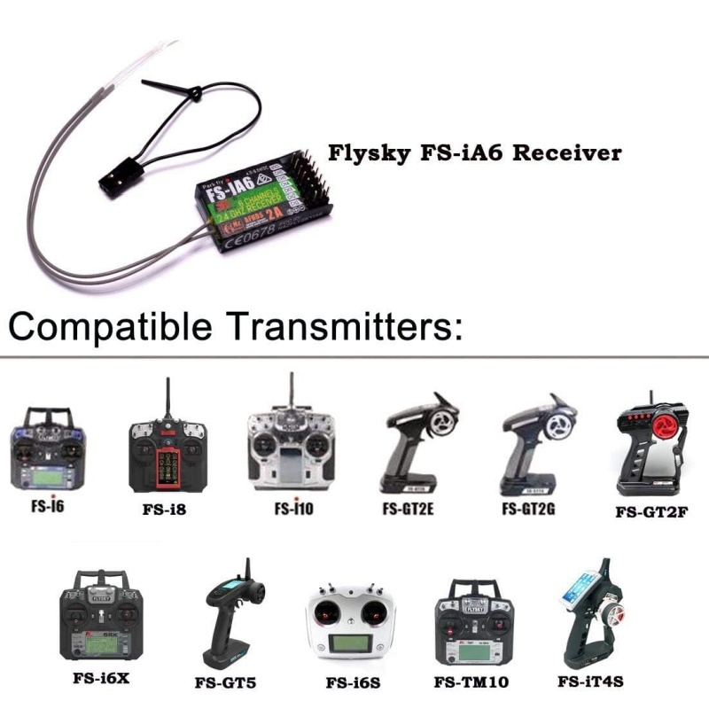 Flysky FS-IA6 Alıcı 6CH Çift A - Drone Racing Battery incelemesi ve fiyatı