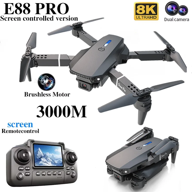 Profesyonel E88 PRO Drone ekra - Drone Racing Camera incelemesi ve fiyatı