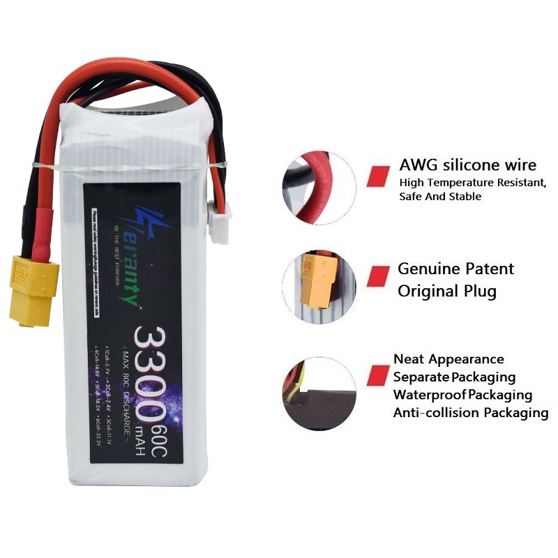 LiPo şarj edilebilir pil 4S 33 - Drone Racing Battery incelemesi ve fiyatı