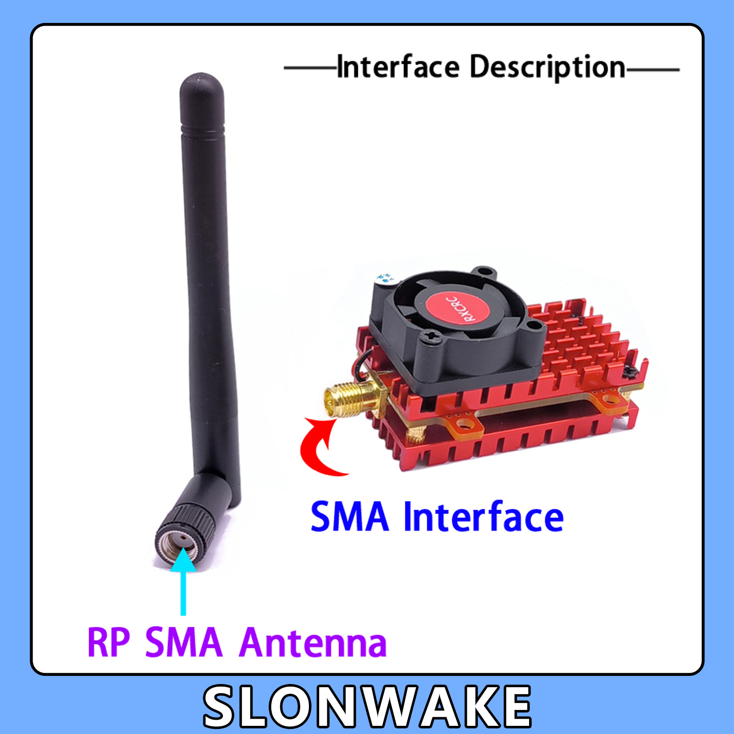 SLONWAKE 5.8G 2W VTX FPV 1800T - Drone Racing Camera incelemesi ve fiyatı