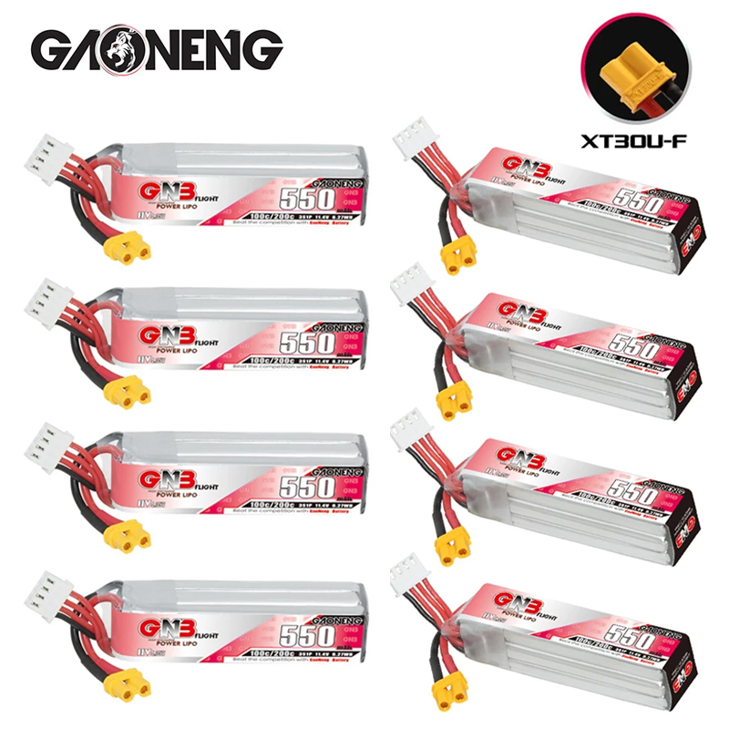 GNB HV 11.4V 550mAh 100C/200C  - Drone Racing Battery incelemesi ve fiyatı