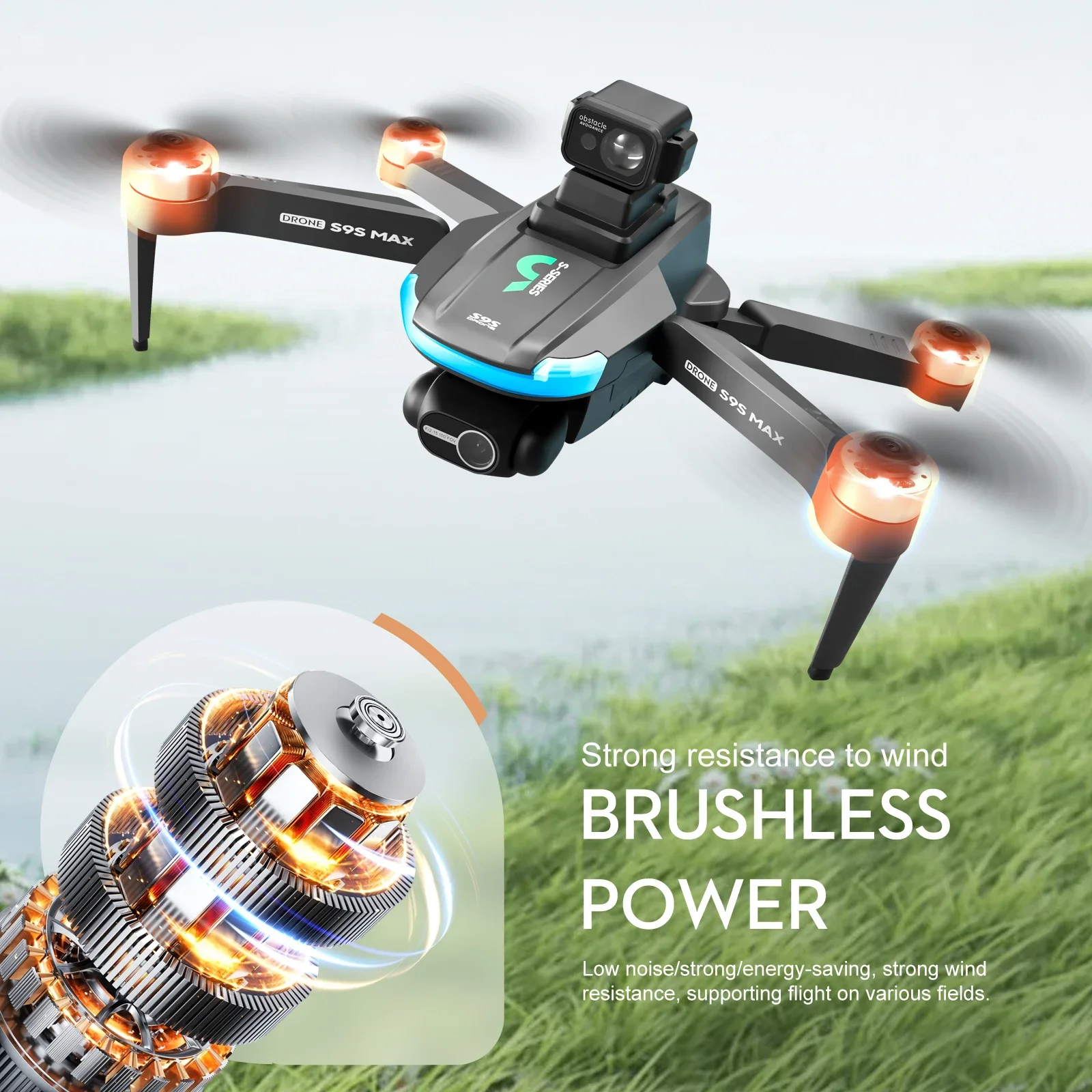 YENI S9S MAX MINI Drone 4K 2 E - Drone Racing Camera incelemesi ve fiyatı