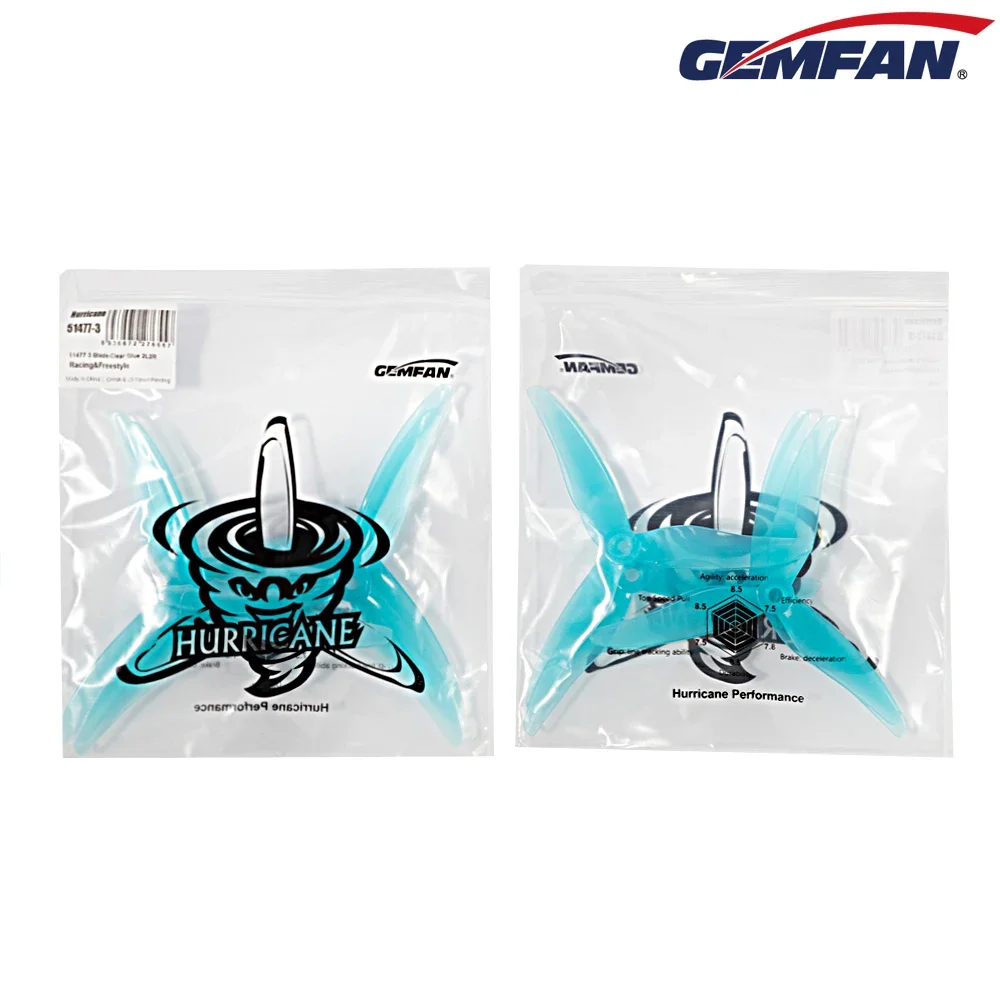 10 çift (10CW + 10CCW) Gemfan  - Drone Racing Propeller incelemesi ve fiyatı