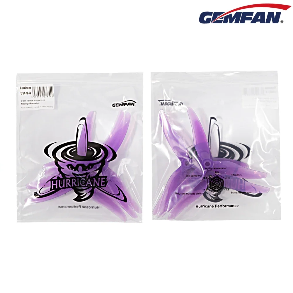 10 çift (10CW + 10CCW) Gemfan  - Drone Racing Propeller incelemesi ve fiyatı