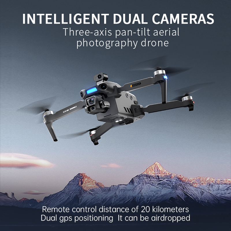 2026 Yeni 8K Çift Kameralı Dro - Drone Racing Camera incelemesi ve fiyatı