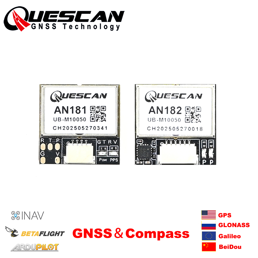QUESCAN 18mm M10 GPS GNSS Modü - Drone Racing Antenna incelemesi ve fiyatı