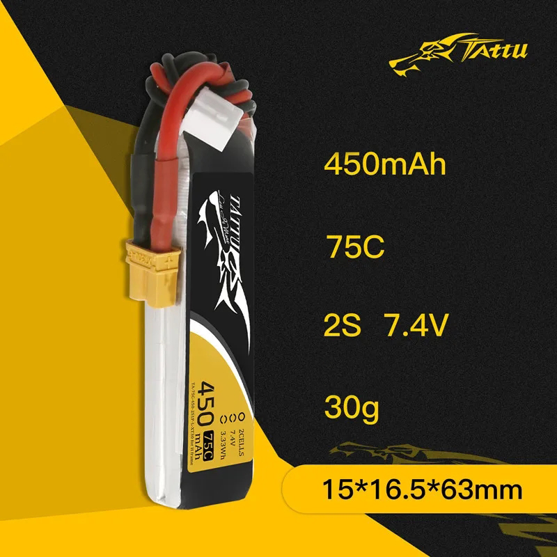 3 adet yeni TATTU 450/500/550m - Drone Racing Battery incelemesi ve fiyatı