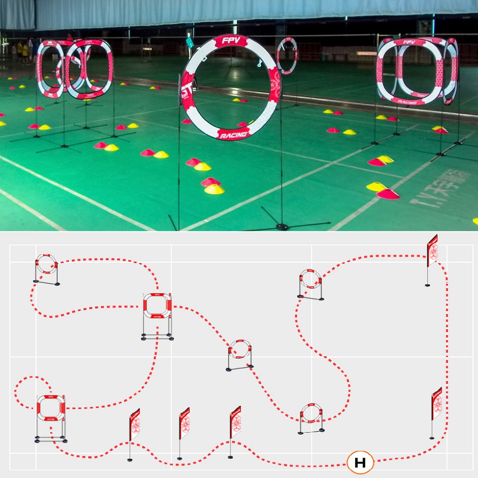 FPV Yarış Hedef Kapısı Uçak Dr - Drone Racing Flag incelemesi ve fiyatı