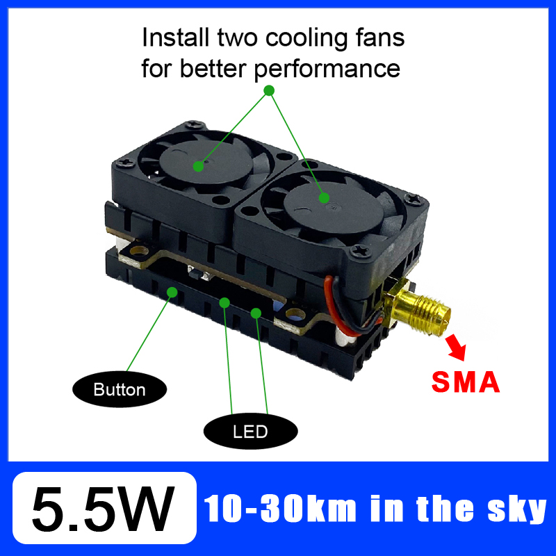 Uzun Menzilli 5.8GHz 5.5W Vide - Drone Racing Transmitter incelemesi ve fiyatı
